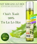 Hình ảnh: Xịt Khoáng Aloe Vera Hàn Quốc chính hãng chiếc xuấtt 98% tinh chất lô hội giúp làm mát, dưỡng ẩm da hiệu quả