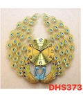 Hình ảnh: Đồng hồ trang trí chim công DHS373