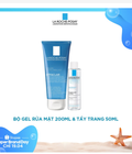 Hình ảnh: Bộ gel rửa mặt làm sạch giảm nhờn La Roche Posay 200ml nước tẩy trang 50ml