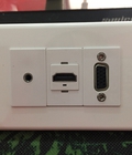 Hình ảnh: Mặt wallplate HDMI, VGA, Auido