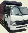 Hình ảnh: Xe tải Hino 5 tấn thùng mui bạt XZU730L, thùng 5m5