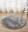 Hình ảnh: Thảm Lông Tròn Siêu Mịn Trang Trí PA9165