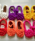 Hình ảnh: Giày len dành cho bé gái 0 12 tháng NinaCrochet GBG11