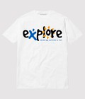 Hình ảnh: Áo thun Explore T shirt Quần áo giá rẻ WhiteDream