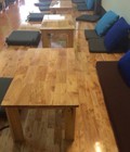 Hình ảnh: Bàn gỗ ngồi bệt trà sữa, bàn cà phê cafe, bàn ăn vặt kt : 60