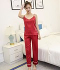 Hình ảnh: Bộ Pijama Áo Hai Dây Quần Dài