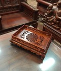 Hình ảnh: Khay trà gỗ hương cao cấp