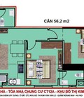 Hình ảnh: Căn hộ 2 ngủ,ban công ĐN thoáng mát,chỉ 970 triệu tại CT12B Kim Văn Kim Lũ
