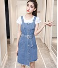 Hình ảnh: Hàng nhập Đầm yếm Jean 2 dây trẻ trung