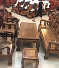 Hình ảnh: Bộ bàn ghế Minh Quốc Đào gỗ mun đuôi công