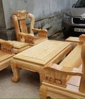 Hình ảnh: Bộ bàn ghế Minh Quốc Voi gỗ sồi