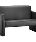 Hình ảnh: Ghế sofa bọc da có 2 chỗ ngồi