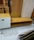 Hình ảnh: Thanh lý kệ tủ tivi thấp cao cấp M31 màu vàng giá rẻ, mới 95