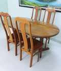 Hình ảnh: Dọn thanh lý gấp bộ bàn ăn gỗ cao cấp giá rẻ