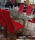 Hình ảnh: Thanh lý gấp bộ bàn ăn mặt kính giá rẻ