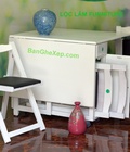 Hình ảnh: Bàn Ghế Xếp Fuji trắng