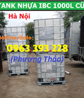 Hình ảnh: Bán Tank nhựa IBC 1000L cũ, bồn nhựa 1 khối đã qua sử dụng tại Hà Nội