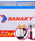 Hình ảnh: Tủ Đông Mát Cửa Kiếng Lùa Sanaky 242 Lít Vh 302kw Nhôm R134a Kem