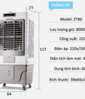 Hình ảnh: Quạt diều hòa hơi nước AKYO ZT-80 nhập khẩu thái lan công xuất lơn 200w làm mát không gian rộng mở