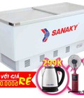 Hình ảnh: Tủ Đông Cửa Kiếng Lùa Sanaky 516 Lít Vh 8099k Nhôm R134a Kem