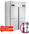 Hình ảnh: Tủ Đông Inox 4 Cánh Sanaky 950 Lít Vh 1099w Đồng R134a