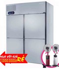 Hình ảnh: Tủ Đông Inox 4 Cánh Sanaky 1200 Lít Vh 1299hp Đồng R404a
