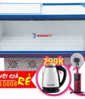 Hình ảnh: Tủ Mát Nằm Cửa Kiếng Lùa Sanaky 280 Lít Vh 288k Nhôm R134a