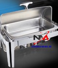 Hình ảnh: Nồi hâm nóng buffet chữ nhật 1 Ngăn Inox Nắp Mở 180 Độ BF61363-1