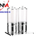 Hình ảnh: Bình đựng nước hoa quả đôi inox dùng đá khô BF34B02-2