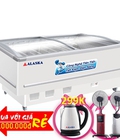 Hình ảnh: Tủ Đông Cửa Kiếng Lùa Alaska 700 Lít Sd 7w Nhôm R290 Kem