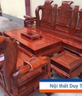 Hình ảnh: Bộ bàn ghế Tần Thủy Hoàng gỗ Xà cừ