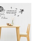 Hình ảnh: decal dán tường quán coffee 