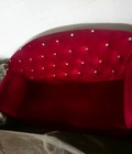 Hình ảnh: Cần thanh lý gấp băng sofa nhung màu đỏ đính đá giá cực rẻ