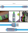 Hình ảnh: Đây sạc Micro USB và Apple lightning.