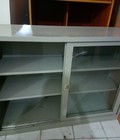 Hình ảnh: Dọn thanh lý tủ hồ sơ màu xám có kính giá rẻ