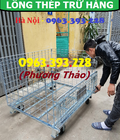 Hình ảnh: Lồng thép trữ hàng, lồng thép chứa hàng, lồng thép có bánh xe