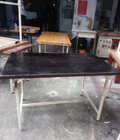 Hình ảnh: Cần thanh lý gấp bàn ăn chân sắt giá cực rẻ