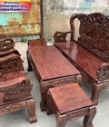 Hình ảnh: Thanh lý gấp bộ salon gỗ tràm bát tiên tay 10 giá cực rẻ 