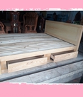 Hình ảnh: Dọn thanh lý gấp Giường Gỗ Sồi Có Hộc 1m8 x 2m G024