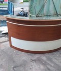 Hình ảnh: Cần thanh lý gấp quầy lễ tân nâu trắng hàng đẹp giá rẻ