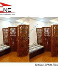 Hình ảnh: Thi công vách lam gỗ bình phong gỗ LƯU VĂN LANG quận 1 