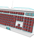 Hình ảnh: bàn phím newmen gm100 gaming trắng đỏ let 7 màu