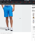 Hình ảnh: Quần adidas golf Ultimate365 Shorts size S xách tay UK chính hãng