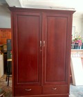 Hình ảnh: Dọn thanh lý tủ áo 2 cánh gỗ đỏ giá rẻ