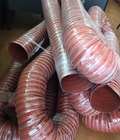 Hình ảnh: Ống silicone màu cam dẫn khí nóng D38, D42, D51, D63, D76