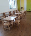 Hình ảnh: Bàn ghế gỗ cho bé giá rẻ