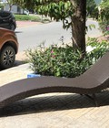 Hình ảnh: Ghế nằm hồ bơi nhựa giả mây 