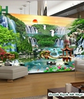 Hình ảnh: Tranh gạch ốp tường 5D sơn thủy
