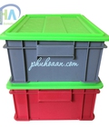 Hình ảnh: Thùng nhựa đặc có nắp B4