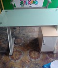 Hình ảnh: Thanh lý bàn kính làm việc chân sắt 1m2 giá rẻ 